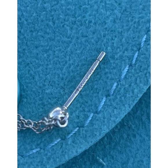 RARE Return Tiffany & Co. Silver 10mm Double Heart Dangle Drop Stud Earrings 925 - Picture 11 of 16